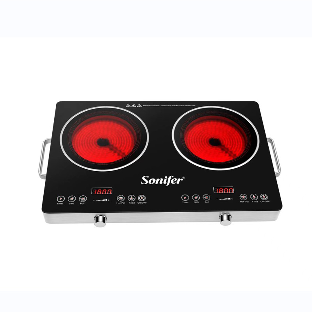 Sonifer Multifunctional High Quality Heavy Duty Double Electric Infrared cooker For All Pot(SF-3051)